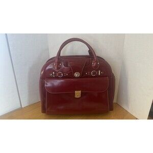 Mckliene in Edge Brook 15.6 red leather Ladies Wheeled